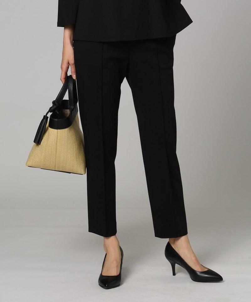 ◆【洗える】ネオポンチテーパードパンツ