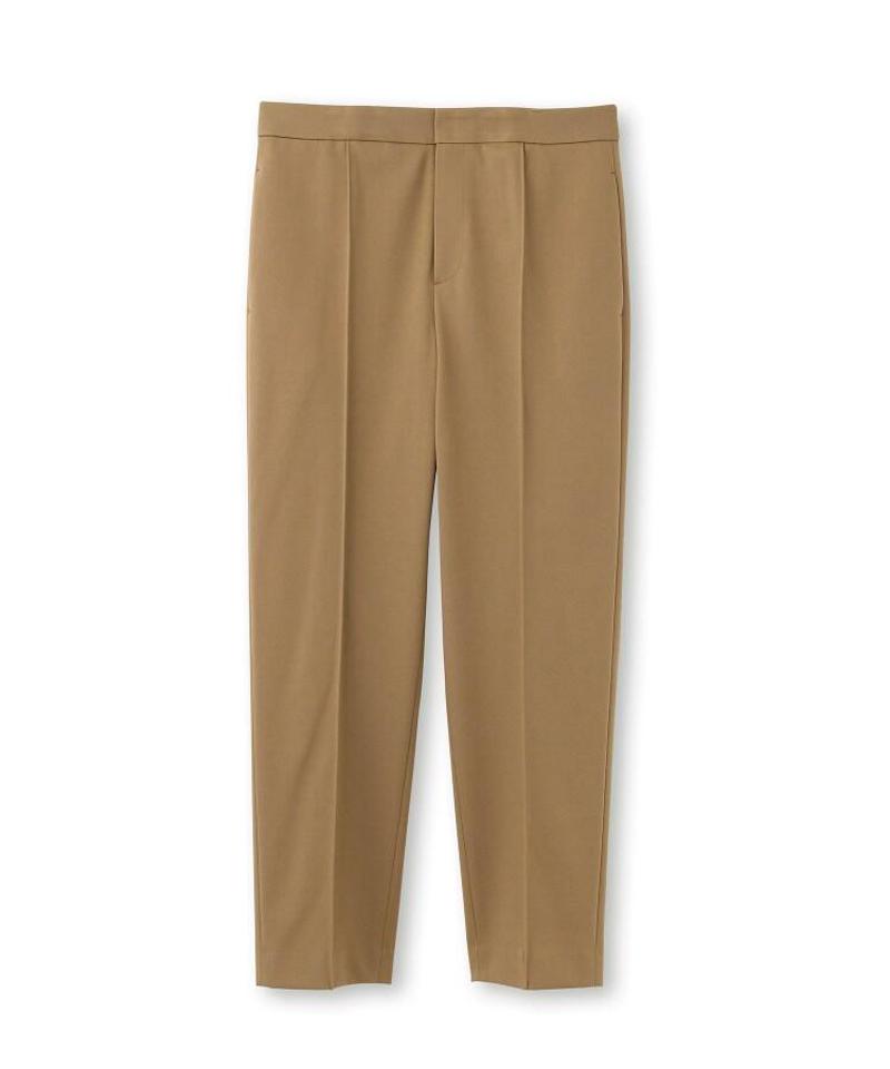 ◆【洗える】ネオポンチテーパードパンツ