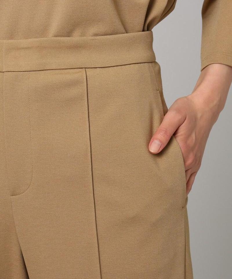 ◆【洗える】ネオポンチテーパードパンツ