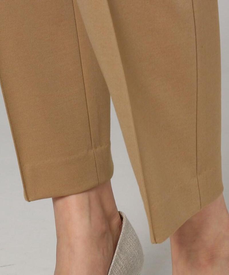 ◆【洗える】ネオポンチテーパードパンツ