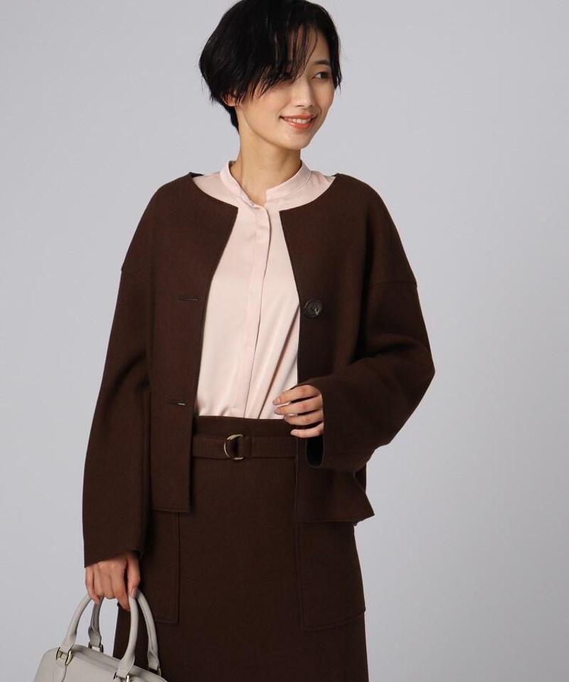 ロイヤルリバージャージノーカラージャケット