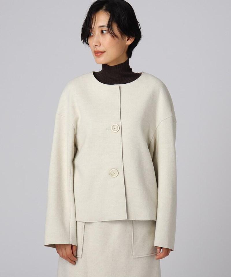 ロイヤルリバージャージノーカラージャケット