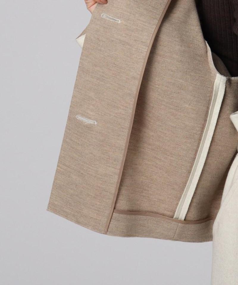 ロイヤルリバージャージノーカラージャケット