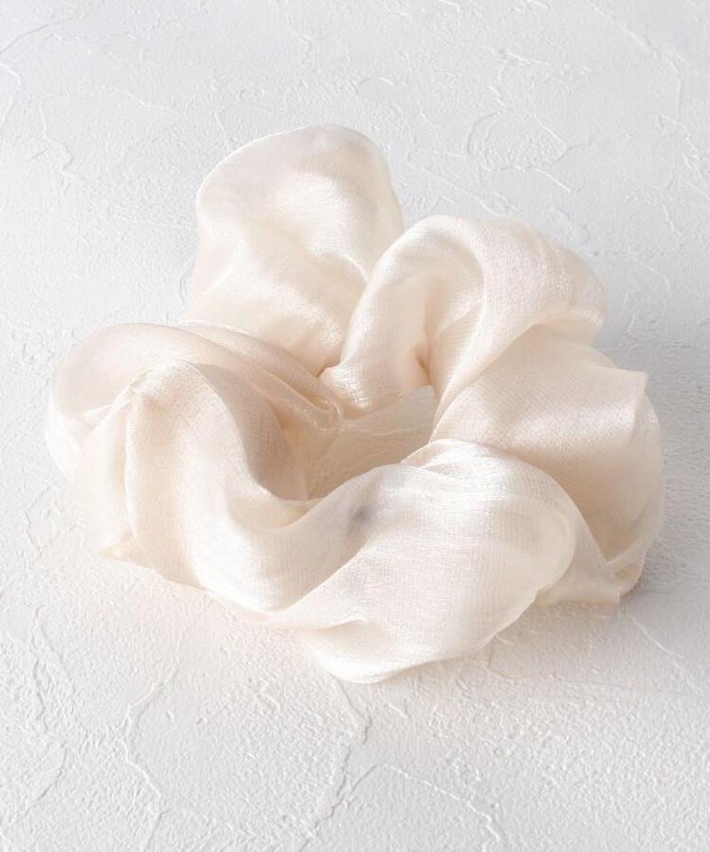 やわらか光沢シフォンシュシュ