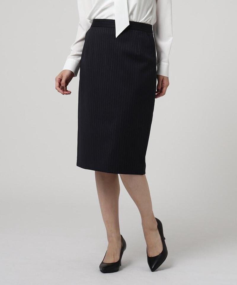 「L」ファインウーステッド タイトスカート