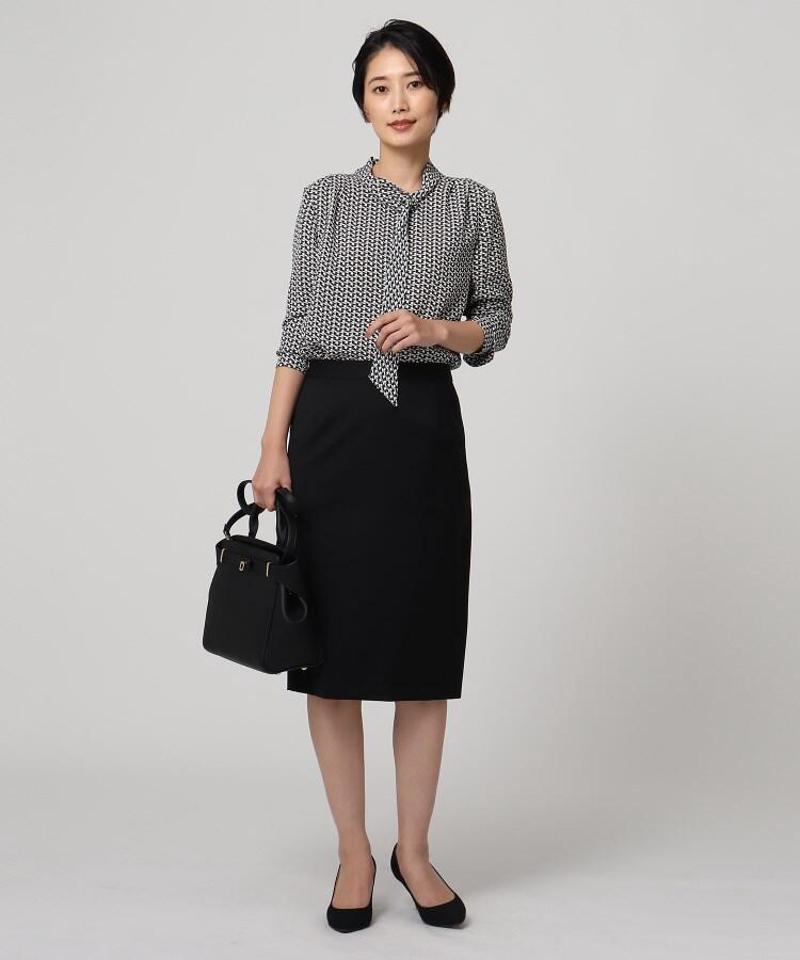 「L」ファインウーステッド タイトスカート