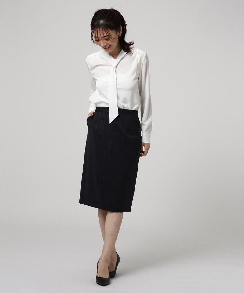 「L」ファインウーステッド タイトスカート