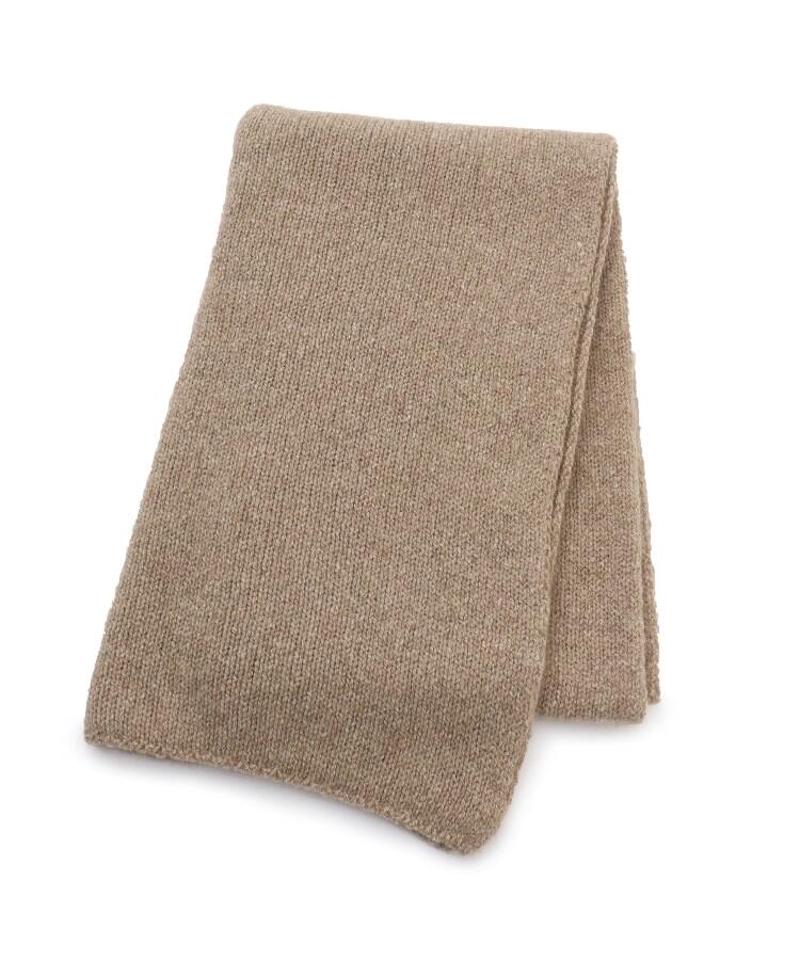 カシミヤスラブニットストール