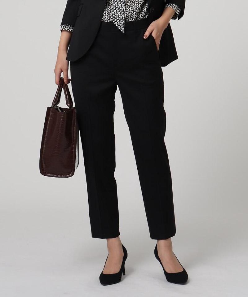 ファインウーステッド センタープレスクロップトパンツ