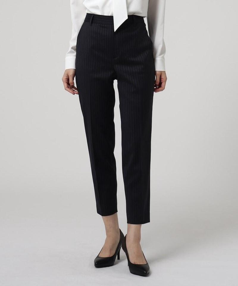 ファインウーステッド センタープレスクロップトパンツ