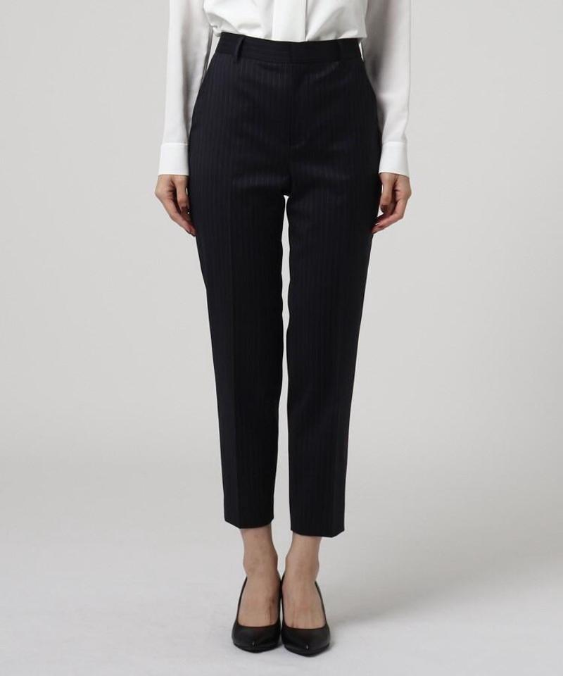 ファインウーステッド センタープレスクロップトパンツ