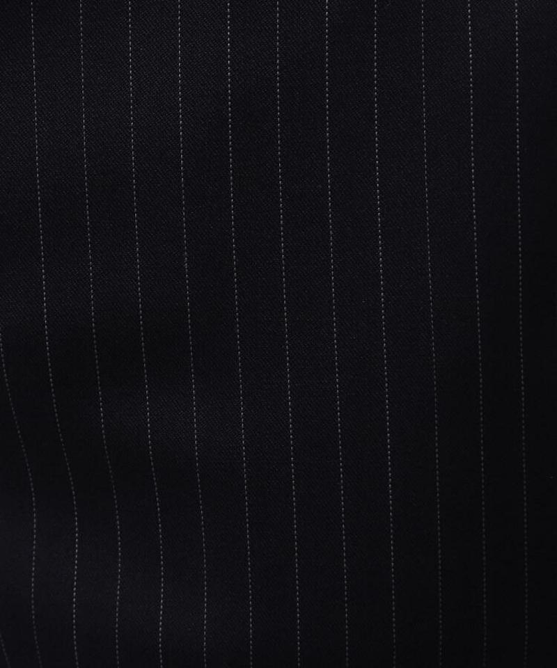 ファインウーステッド センタープレスクロップトパンツ