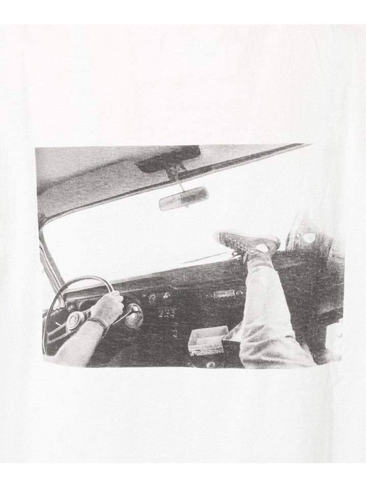 【CAL O LINE/キャルオーライン】 FEET IN VAN WINDOW SS TEE:Tシャツ◆（JOURNAL STANDARD L'ESSAGE）