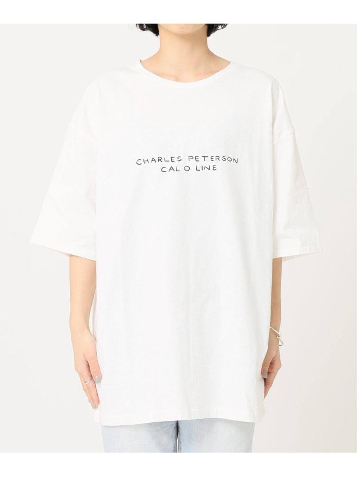 【CAL O LINE/キャルオーライン】 FEET IN VAN WINDOW SS TEE:Tシャツ◆（JOURNAL STANDARD L'ESSAGE）