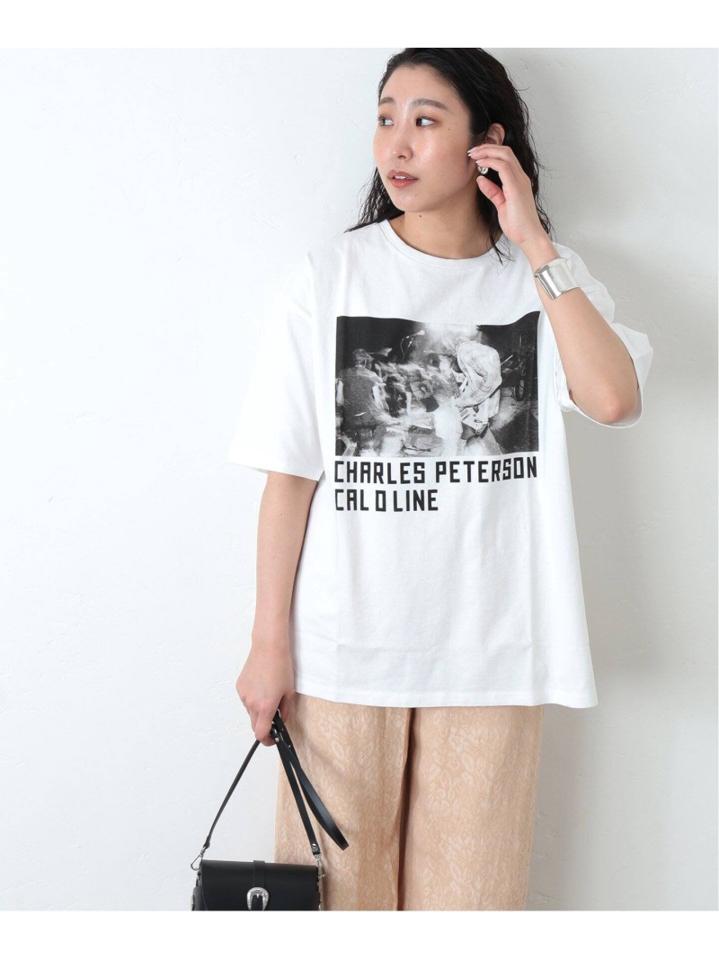 【CAL O LINE/キャルオーライン】 HUB2 KURT SS TEE:Tシャツ◆（JOURNAL STANDARD L'ESSAGE）