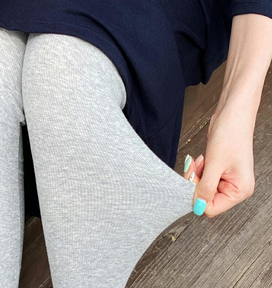 ウェーブヘムレギンス・全4色・t67759 レディース 【pt】 レギンス パンツ ズボン ロングパンツ ウェーブ 単色 無地 シンプル 可愛い かわいい 春 秋 韓国ファッション ハイホリHIHOLLI