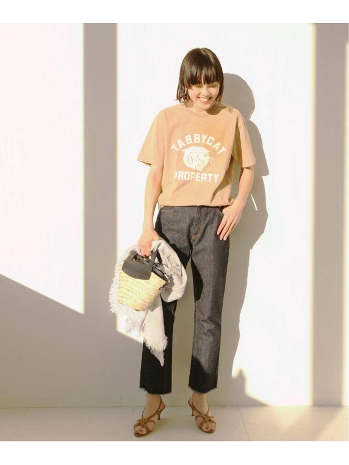 <<追加>>【Mixta/ミクスタ】別注 TABBY CAT PROPERTY TEE:Tシャツ◆（JOURNAL STANDARD L'ESSAGE）