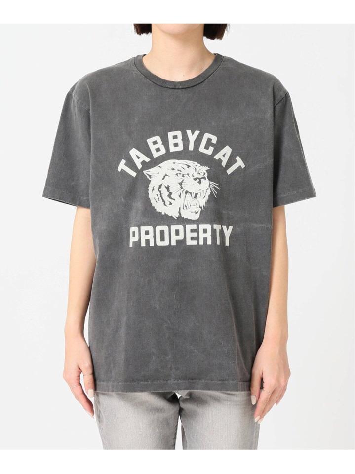 <<追加>>【Mixta/ミクスタ】別注 TABBY CAT PROPERTY TEE:Tシャツ◆（JOURNAL STANDARD L'ESSAGE）