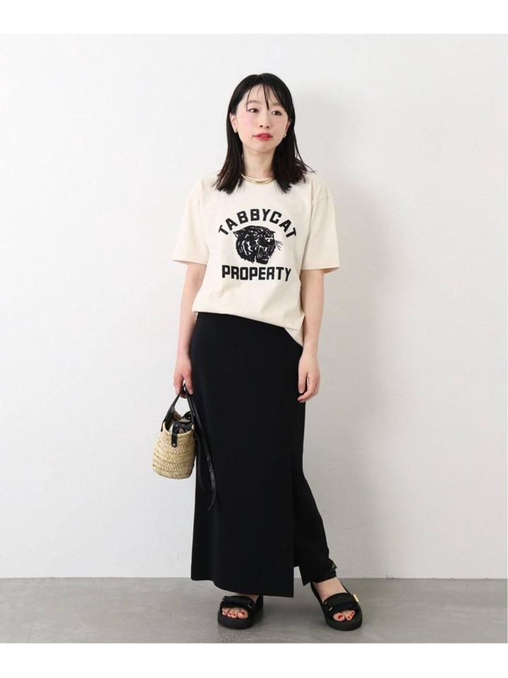 <<追加>>【Mixta/ミクスタ】別注 TABBY CAT PROPERTY TEE:Tシャツ◆（JOURNAL STANDARD L'ESSAGE）
