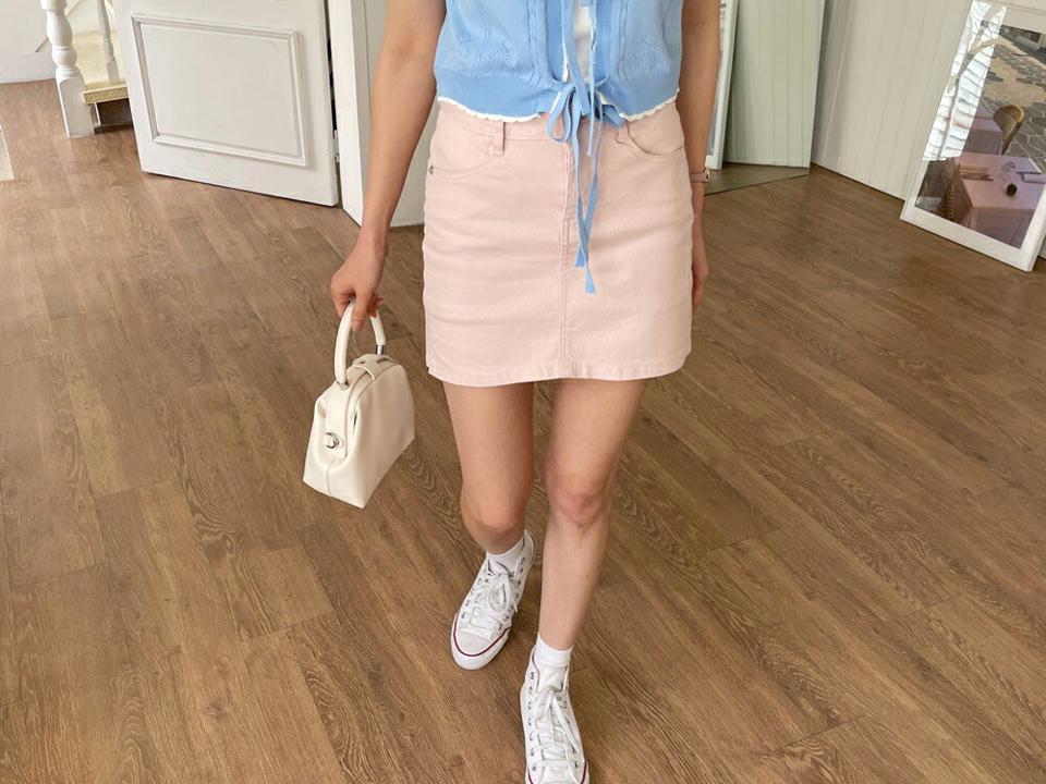 ミニスカートパンツ・全5色・t57187 レディース 【pt】【韓国 ファッション ボトムス ショート ショートパンツ タイト スカートパンツ コットン パンツスカート ハイウエスト 足長 体型カーバー カジュアル 夏 春】