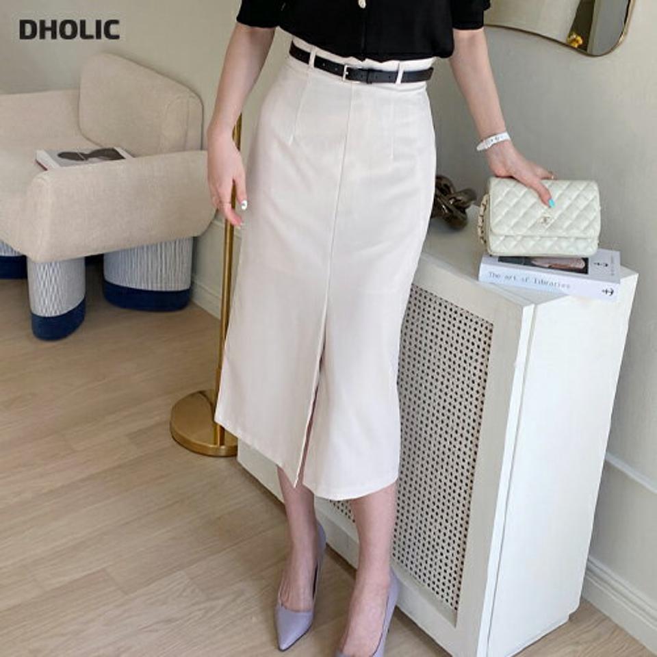 ベルトSETペンシルスカート・全3色・t67830 レディース 【sk】 スカート ミディ丈 ミディスカート ペンシルスカート タイト 単色 無地 シンプル 大人 ベーシック ベルト 春 秋 韓国 ファッション ハイホリHIHOLLI