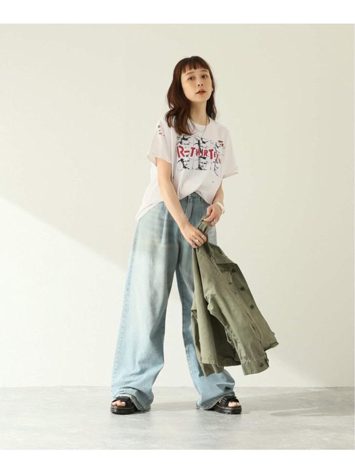 【R13/アールサーティーン】MONA LISA BOY TEE:Tシャツ