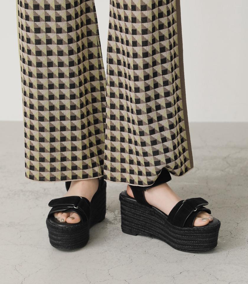 JUTE WEDGE HEEL SANDALS/ジュートウェッジヒールサンダル