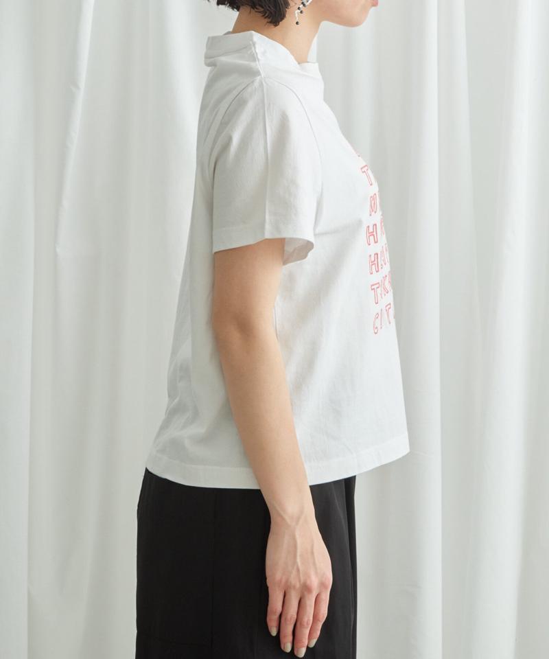 海とコーヒー刺しゅう　Ｔシャツ（Lene non finito）
