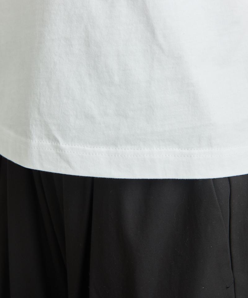 海とコーヒー刺しゅう　Ｔシャツ（Lene non finito）