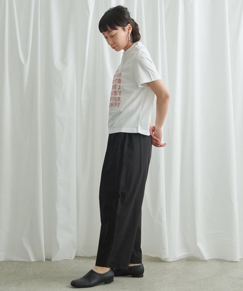 海とコーヒー刺しゅう　Ｔシャツ（Lene non finito）