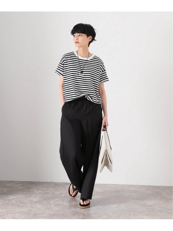 ボーダーワイドTシャツ（JOURNAL STANDARD L'ESSAGE）