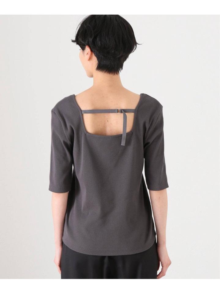 リブスクエアネックTシャツ◆（JOURNAL STANDARD L'ESSAGE）
