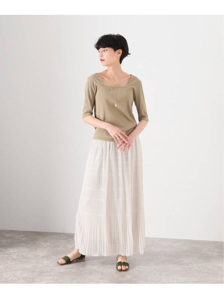 リブスクエアネックTシャツ◆（JOURNAL STANDARD L'ESSAGE）