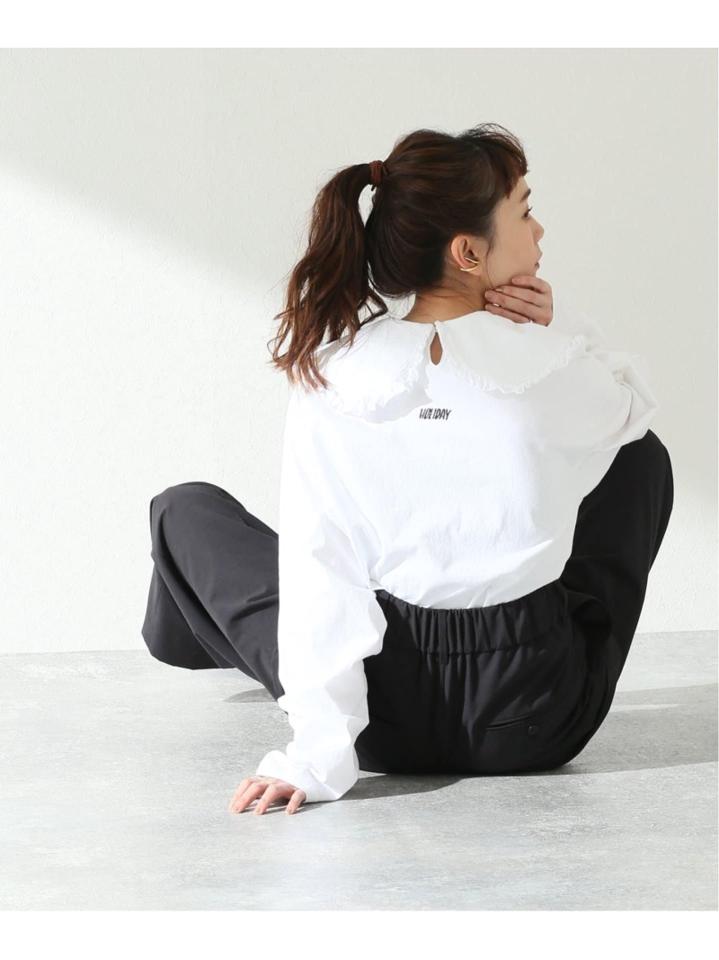 【HOLIDAY】SUPER FINE DRY PURITAN COLLOR ロングスリーブトップス