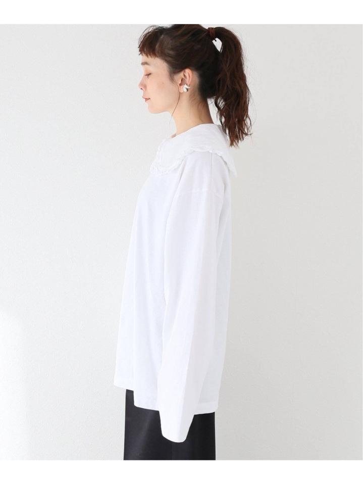 【HOLIDAY】SUPER FINE DRY PURITAN COLLOR ロングスリーブトップス
