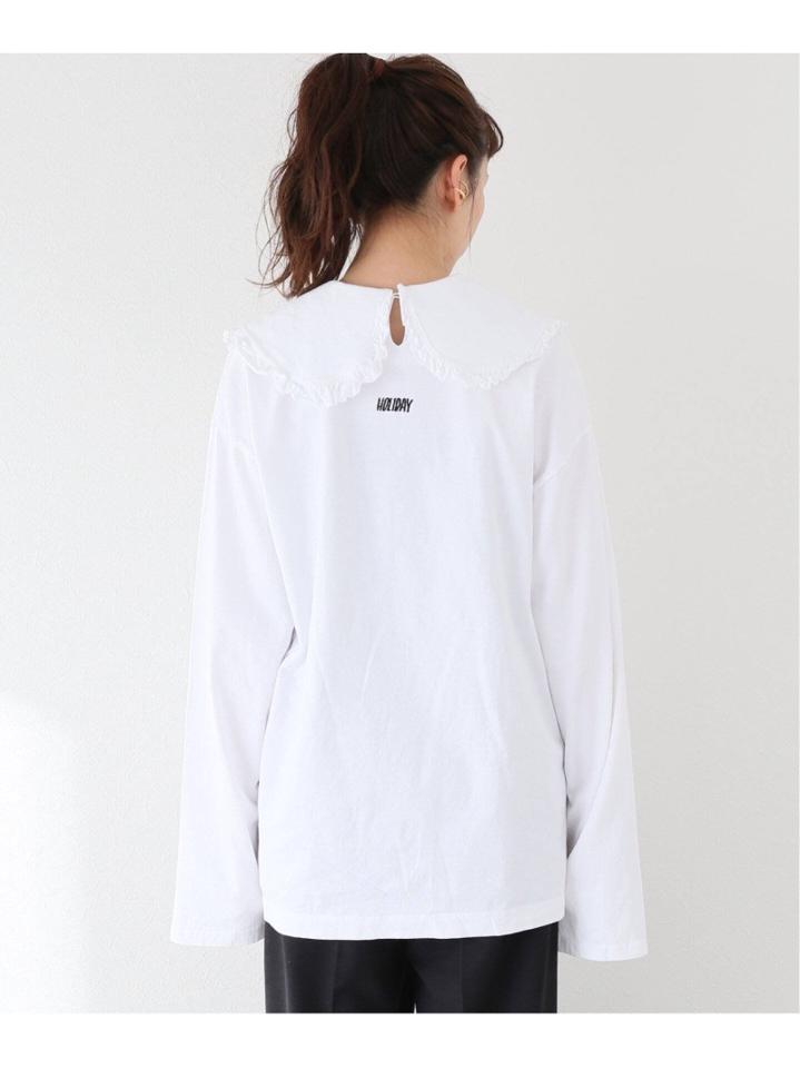 【HOLIDAY】SUPER FINE DRY PURITAN COLLOR ロングスリーブトップス