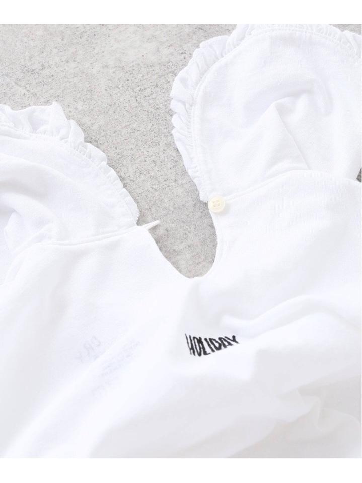 【HOLIDAY】SUPER FINE DRY PURITAN COLLOR ロングスリーブトップス