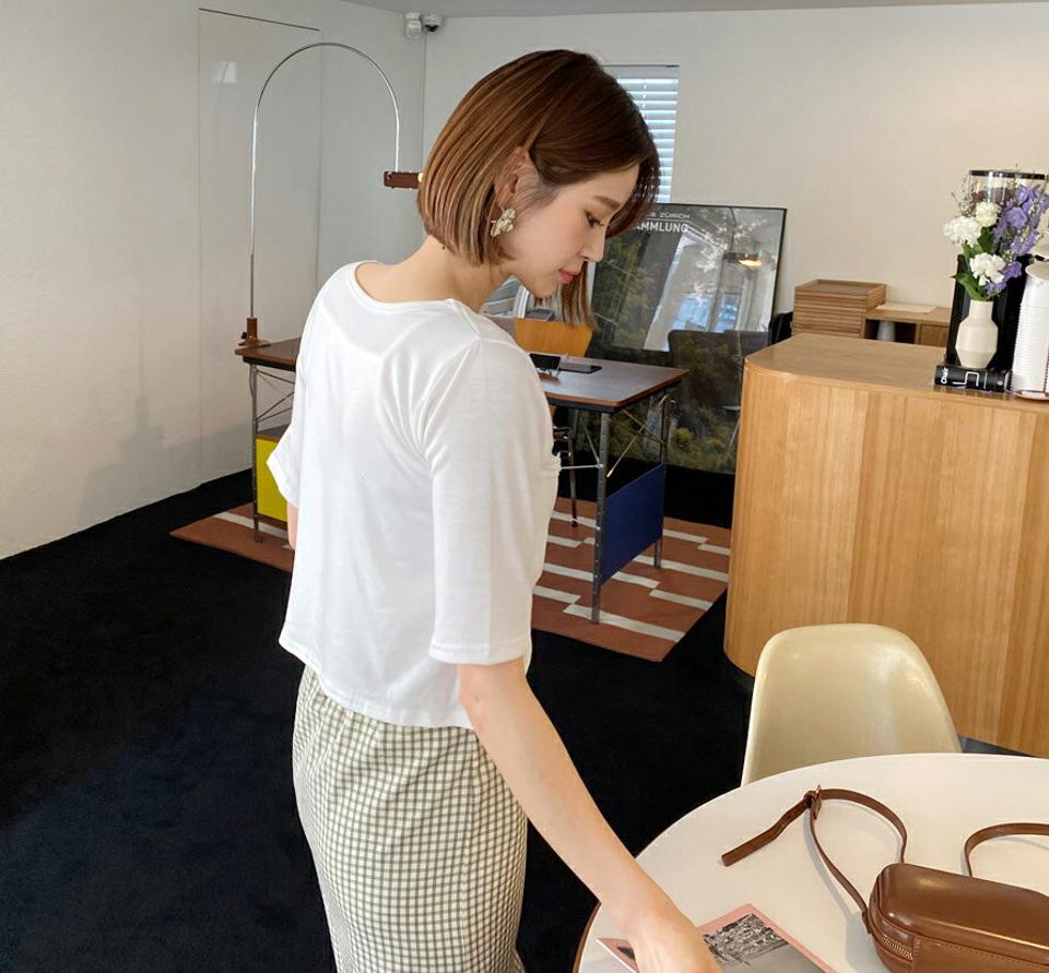 キャミ&ツイストTシャツSET・全4色・t63354 レディース 【tops】【韓国 ファッション トップス Tシャツ 半袖 セット キャミ スクエアネック スリム ツイスト ハーフスリーブ 細身 カジュアル 体型カーバー デイリー 夏 春】