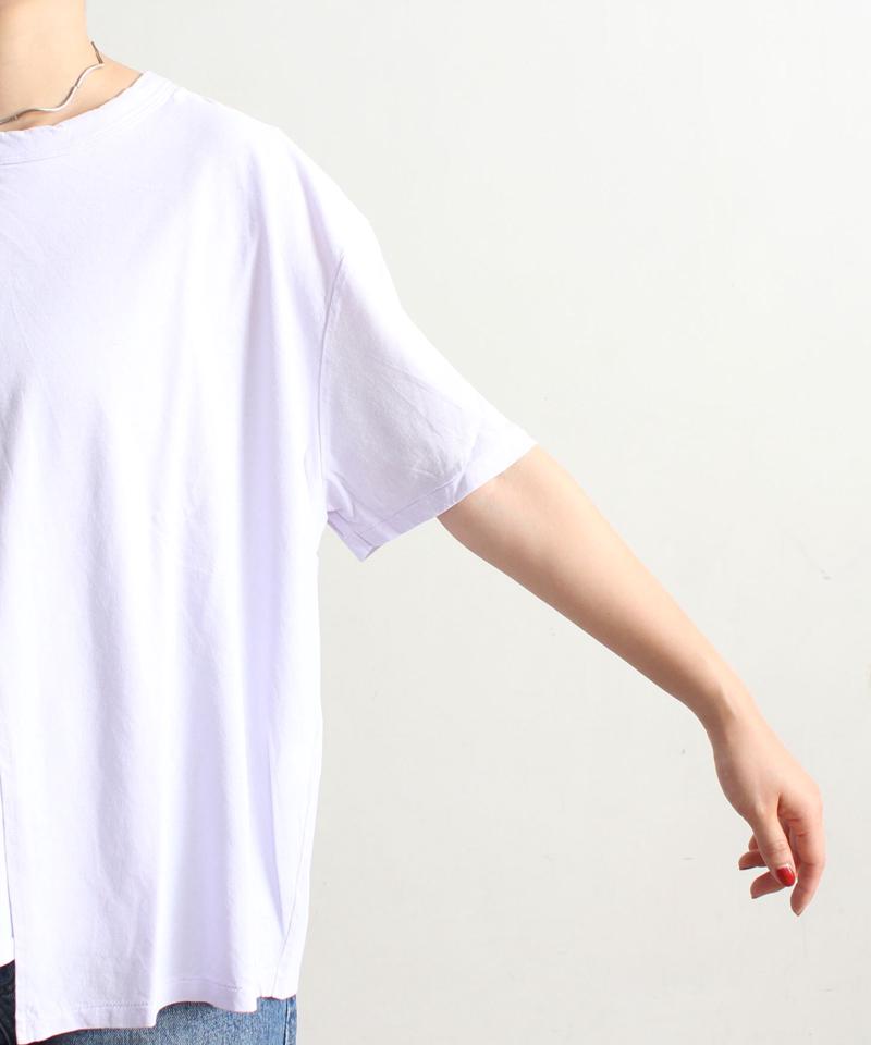 △強撚ガーゼ天竺 かね T-SH(製品染)（note et silence.）