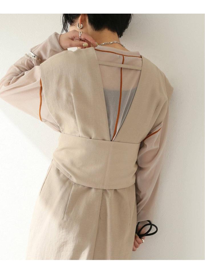 【CLANE/クラネ】 LINE SHEER :ロングスリーブTシャツ