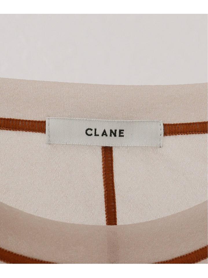 【CLANE/クラネ】 LINE SHEER :ロングスリーブTシャツ
