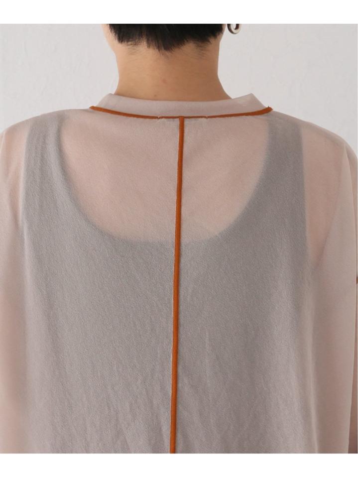【CLANE/クラネ】 LINE SHEER :ロングスリーブTシャツ