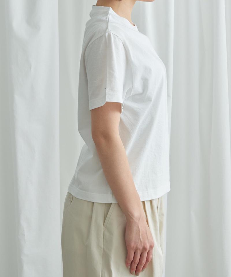 ○チューリップ刺繍　Tシャツ（Lene non finito）