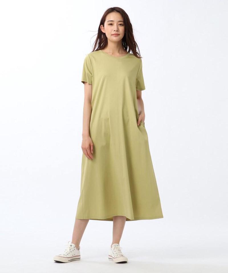 「L」AラインTシャツワンピース
