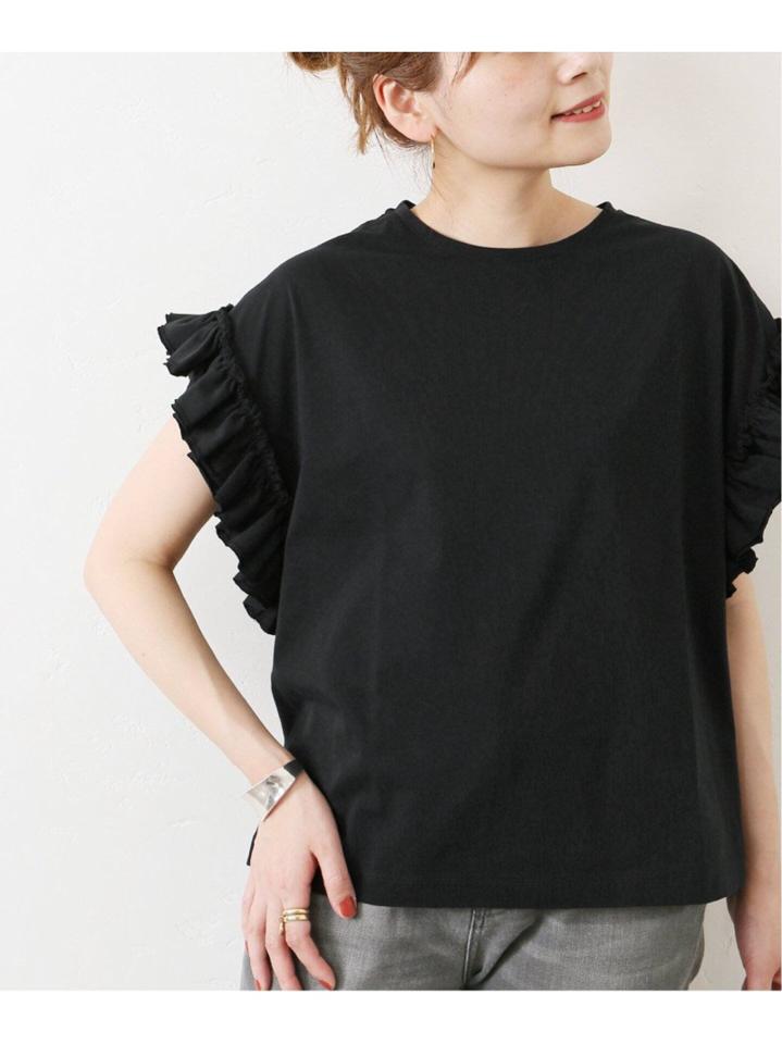 クリアコットンフリルTee◆