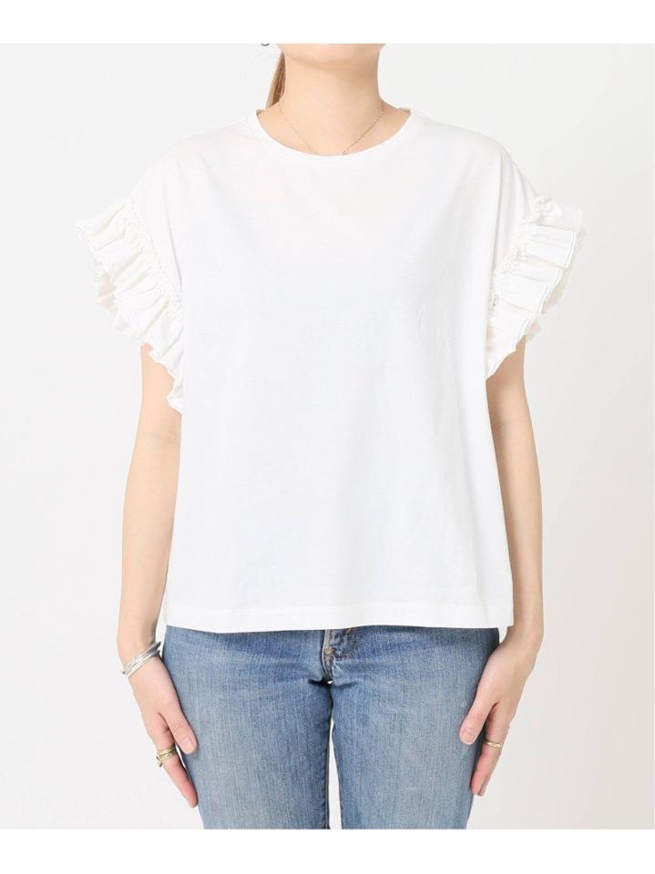 クリアコットンフリルTee◆