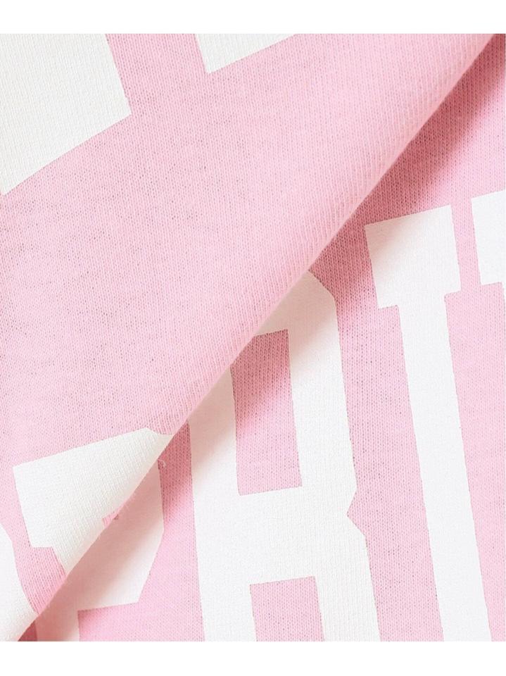 ラウンドヘム ロゴTシャツ