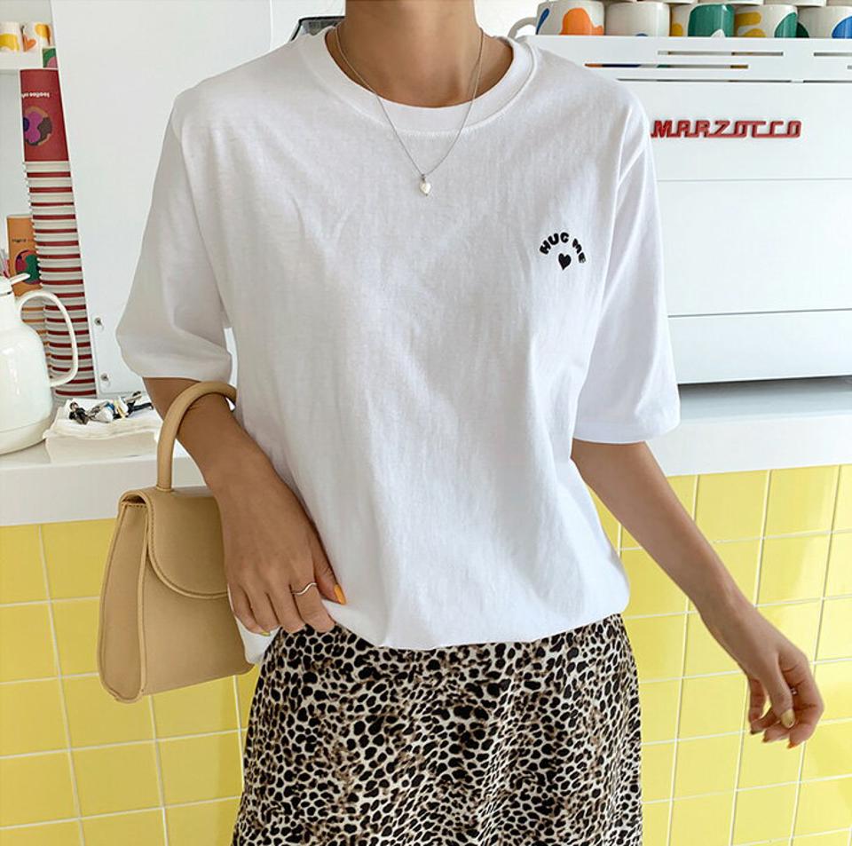 mayblue(メイブルー)クマプリントルーズTシャツ【4/16再販】クマプリント　テディベア　バックプリント　Tシャツ　トップス　半袖【5】