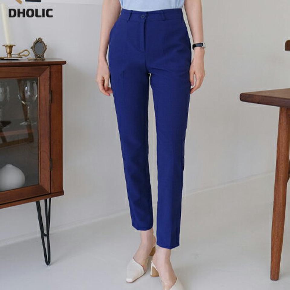 スリムスラックスパンツ・全5色・t67999 レディース 【pt】 パンツ ズボン ロングパンツ スラックス スリム 単色 無地 シンプル ベーシック 大人 きれいめ オフィスカジュアル 高見え カラーパンツ 春 秋 韓国ファッション 人気 ハイホリHIHOLLI