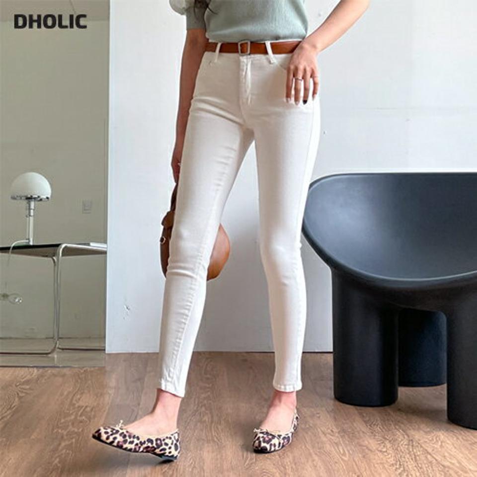 ベーシックスキニーパンツ・全3色・t63877 レディース 【pt】 韓国ファッション ボトムス パンツ ロング ロングパンツ スキニー スリム フィット 細身 10分丈 十分丈 カジュアル デイリー 春 夏 NIJU